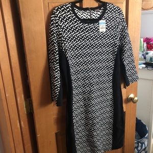 3/4 Sleeve Sweater Dress